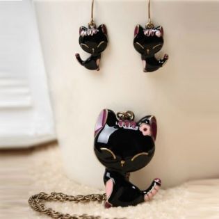 Boucles d'oreilles Style chaton